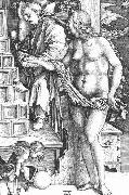 Albrecht Durer The Temptation of the Idler; or The Dream of the Doctor oil on canvas